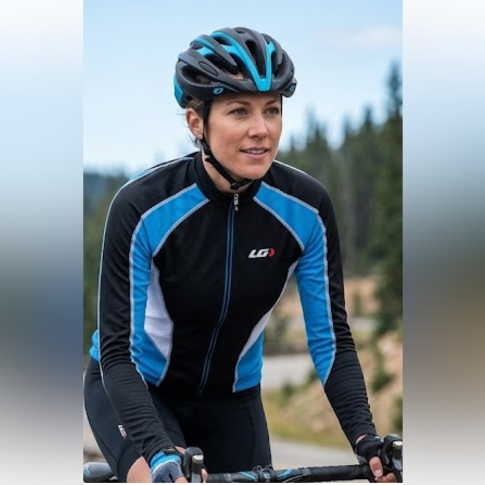 Garneau LG Black, Blue & White Cycling Jacket
